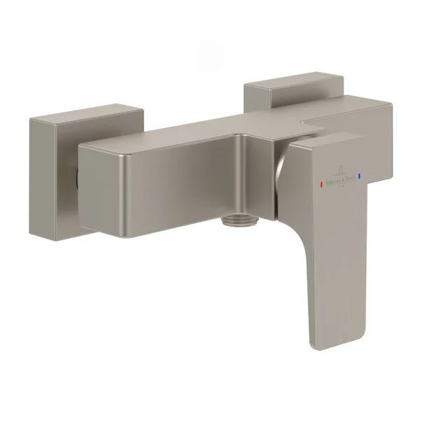 Baterie dus monocomanda Villeroy&Boch Architectura Square nichel periat picture - 2