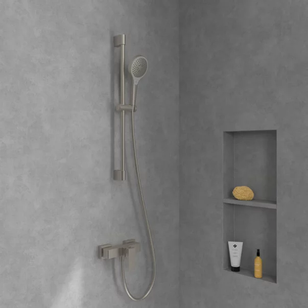 Baterie dus monocomanda Villeroy&Boch Architectura Square nichel periat picture - 3