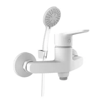 Baterie dus Rubineta Uno monocomanda negru mat cu set de dus para 3 functii