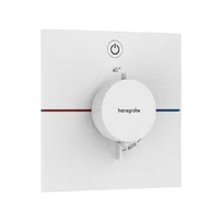 Baterie dus termostatata incastrata alb mat Hansgrohe ShowerSelect Comfort E 1 functie