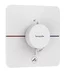 Baterie dus termostatata incastrata alb mat Hansgrohe ShowerSelect Comfort Q 1 functie si iesire suplimentara picture - 1