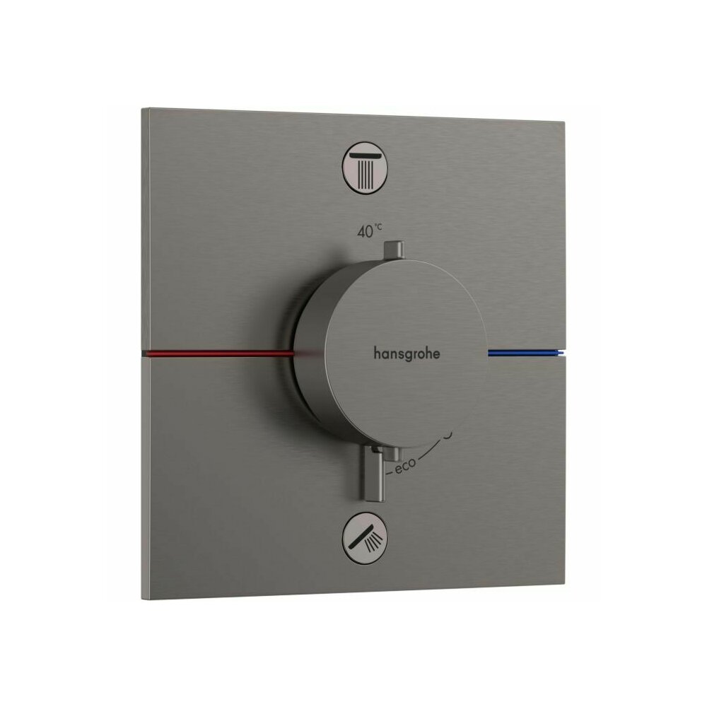 Baterie dus termostatata incastrata crom periat Hansgrohe ShowerSelect Comfort E 2 functii EN1717