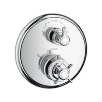 Baterie dus termostatata incastrata Hansgrohe Axor Montreux cu divertor
