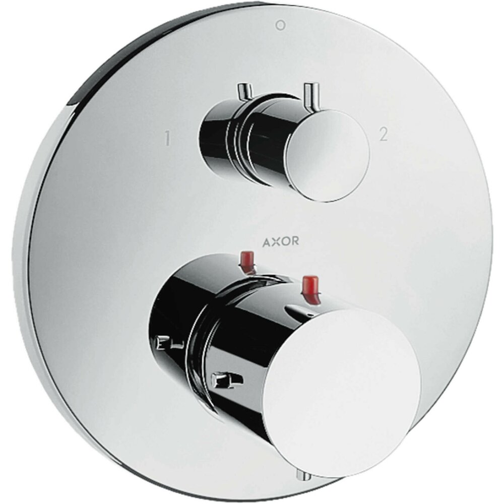 Baterie dus termostatata incastrata Hansgrohe Axor Starck cu divertor