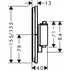 Baterie dus termostatata incastrata Hansgrohe ShowerSelect Comfort Q 2 functii picture - 2