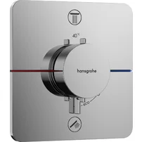 Baterie dus termostatata incastrata Hansgrohe ShowerSelect Comfort Q 2 functii