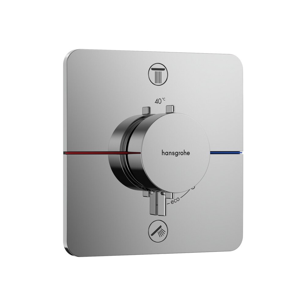 Baterie dus termostatata incastrata Hansgrohe ShowerSelect Comfort Q 2 functii
