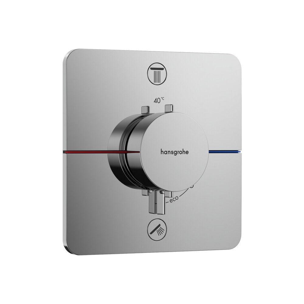 Baterie dus termostatata incastrata Hansgrohe ShowerSelect Comfort Q 2 functii EN1717