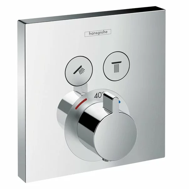 Baterie dus incastrata Hansgrohe ShowerSelect crom lucios 2 functii picture - 1
