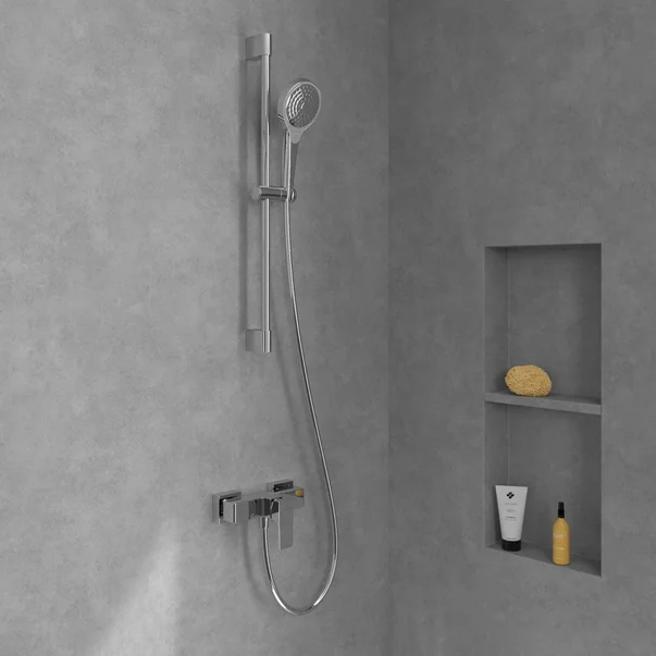 Baterie dus Villeroy&Boch Architectura Square monocomanda crom lucios picture - 4