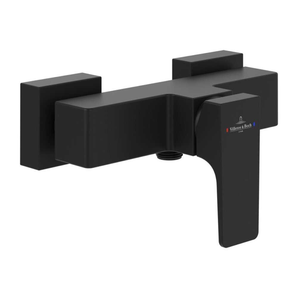 Baterie dus Villeroy&Boch Architectura Square monocomanda negru mat