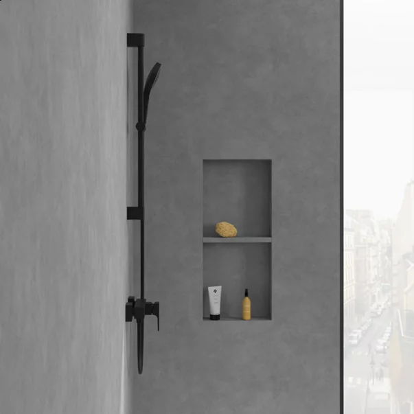 Baterie dus Villeroy&Boch Architectura Square monocomanda negru mat picture - 4