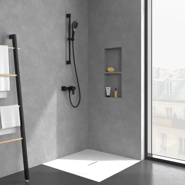 Baterie dus Villeroy&Boch Architectura Square monocomanda negru mat picture - 6