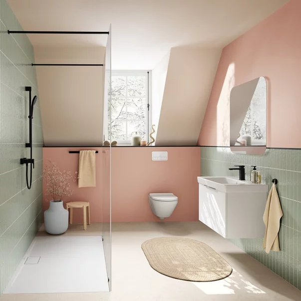 Baterie dus Villeroy&Boch Architectura Square monocomanda negru mat picture - 7