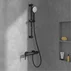 Baterie dus Villeroy&Boch Skyla monocomanda negru mat picture - 3