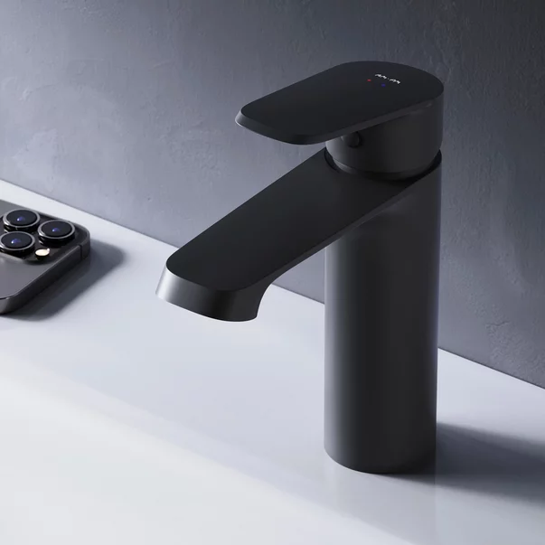 Baterie lavoar AM.PM Func monocomanda finisaj negru mat picture - 2
