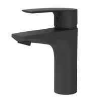 Baterie lavoar AM.PM Gem monocomanda finisaj negru mat