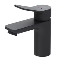 Baterie lavoar AM.PM X-Joy monocomanda finisaj negru mat