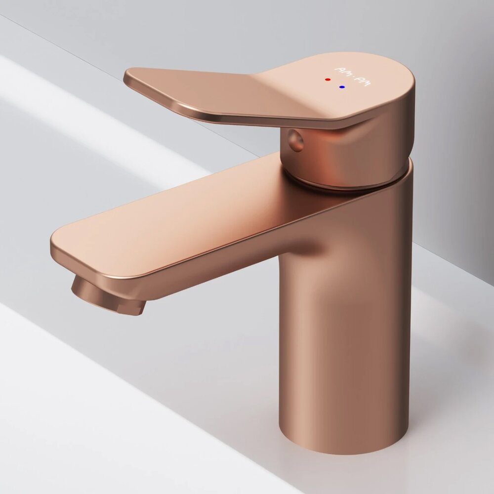 Baterie lavoar AM.PM X-Joy monocomanda finisaj rose gold mat