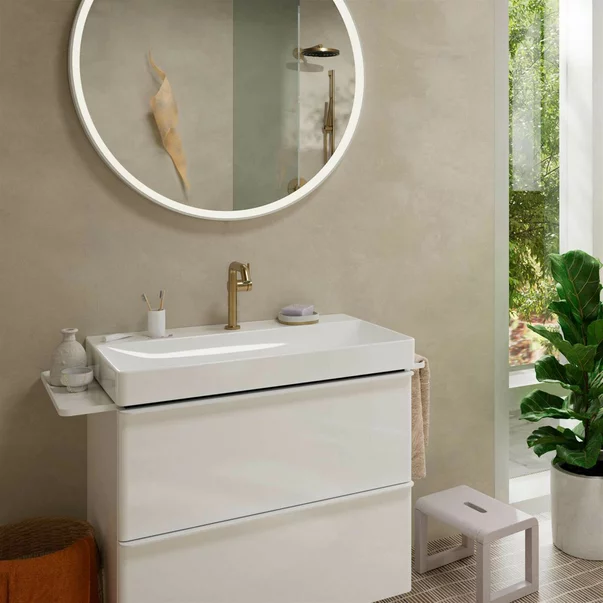 Baterie lavoar bronz periat Hansgrohe Tecturis S 150 Fine CoolStart EcoSmart+ picture - 2