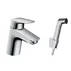 Baterie lavoar Hansgrohe Logis cu dus igienic crom picture - 1