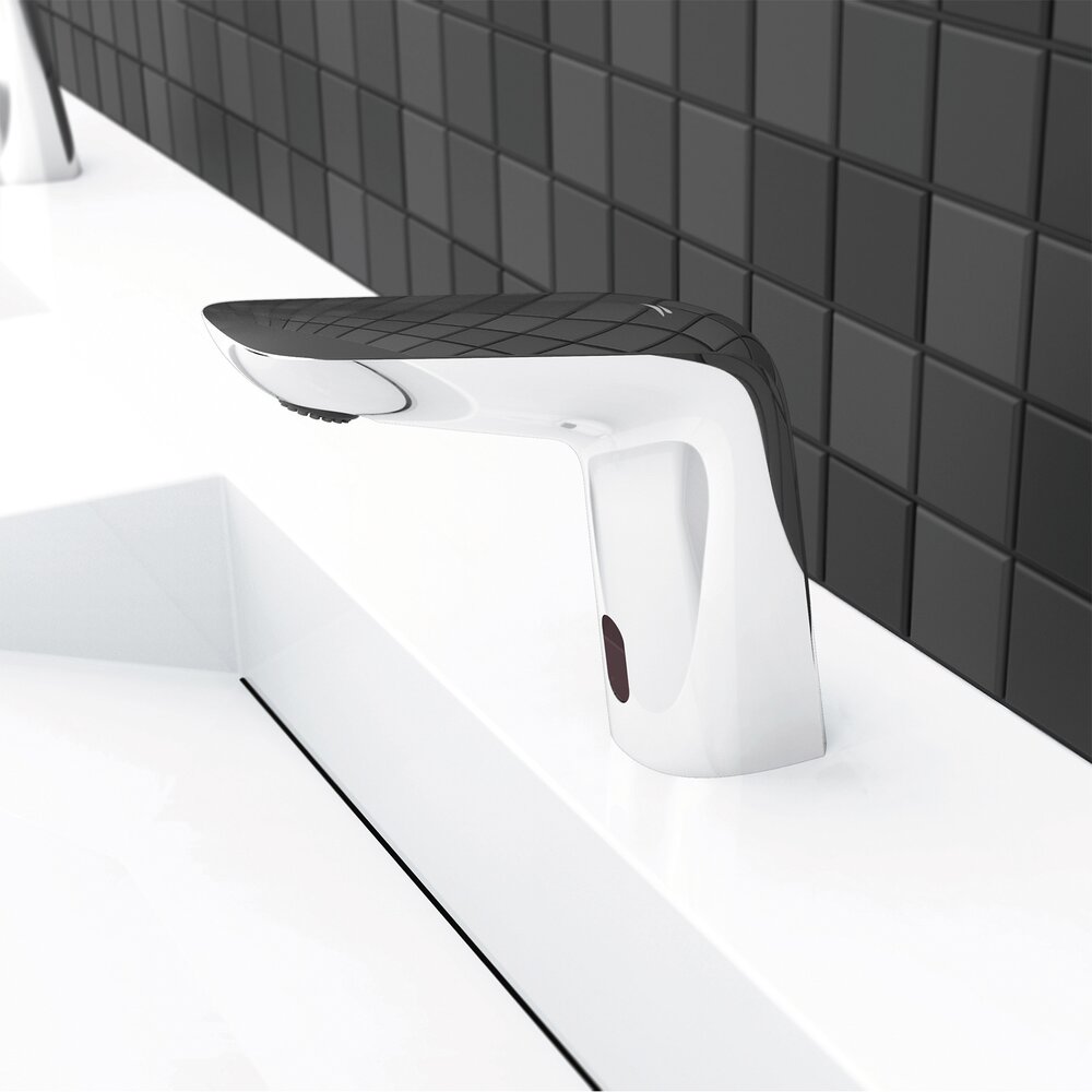 Baterie lavoar electronica Rubineta Ecosens finisaj crom lucios alimentare baterii