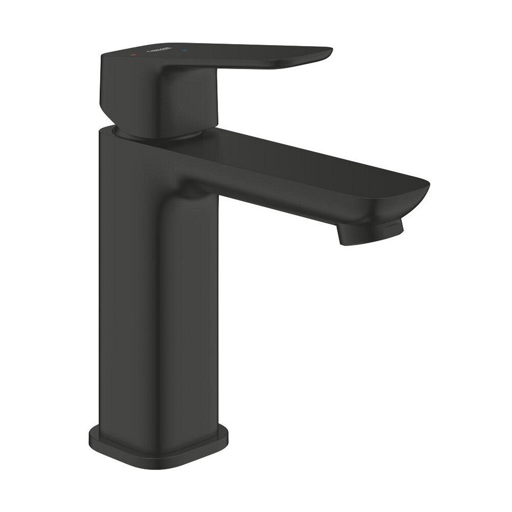 Baterie lavoar Grohe Cubeo M monocomanda finisaj negru mat cu ventil Push-Open