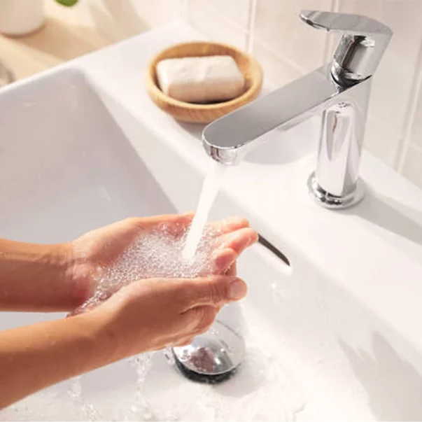 Baterie lavoar Hansgrohe Rebris S 110 Coolstart crom lucios fara ventil picture - 2