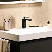 Baterie lavoar Hansgrohe Tecturis E monocomanda negru mat