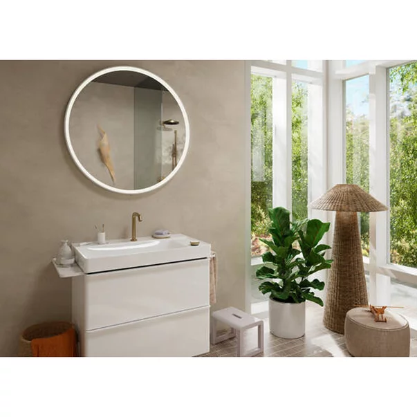 Baterie lavoar Hansgrohe Tecturis S cu doua orificii CoolStart finisaj bronz periat picture - 3