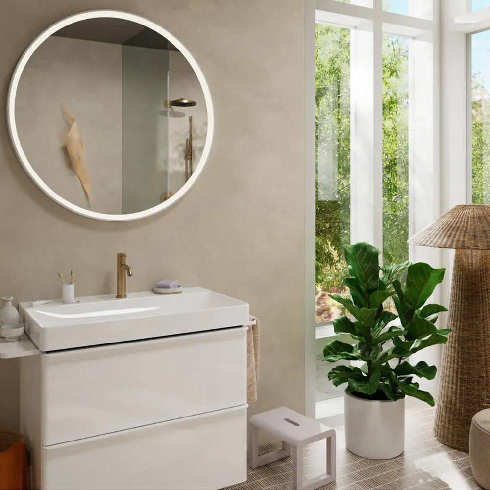 Baterie lavoar Hansgrohe Tecturis S EcoSmart+ finisaj bronz periat cu ventil Pop-Up