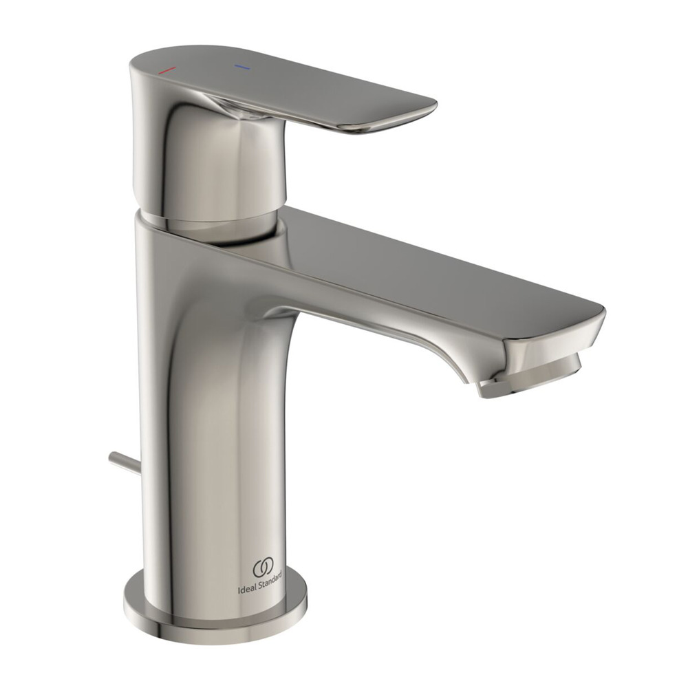 Baterie lavoar Ideal Standard Connect Air BlueStart argintiu Silver Storm cu ventil metalic
