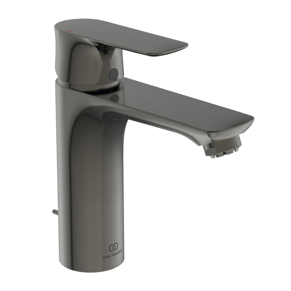 Baterie lavoar Ideal Standard Connect Air Grande pentru presiune scazuta gri Magnetic Grey cu ventil