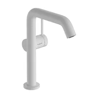 Baterie lavoar inalta alb mat Hansgrohe Tecturis S 210 Fine CoolStart EcoSmart+