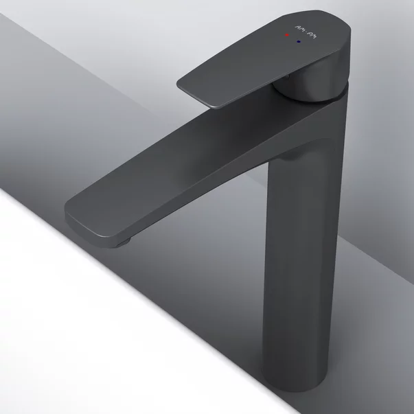 Baterie lavoar inalta AM.PM Gem monocomanda finisaj negru mat picture - 6