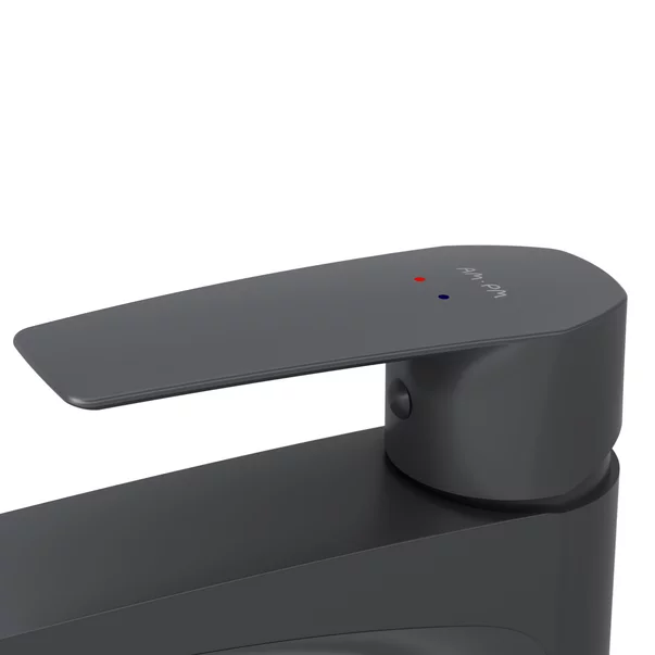 Baterie lavoar inalta AM.PM Gem monocomanda finisaj negru mat picture - 8