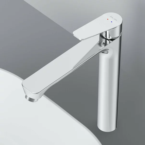 Baterie lavoar inalta AM.PM Hit monocomanda finisaj crom lucios picture - 4