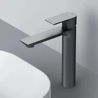 Baterie lavoar inalta AM.PM Sense monocomanda finisaj negru mat