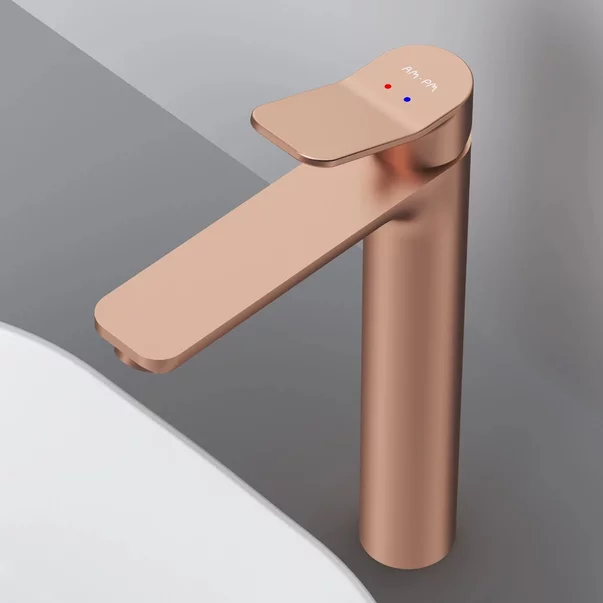 Baterie lavoar inalta AM.PM X-Joy monocomanda finisaj rose gold mat picture - 5