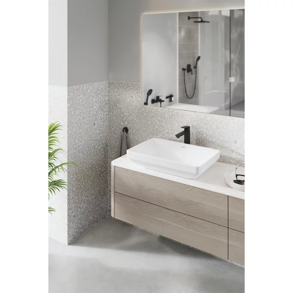 Baterie lavoar inalta Grohe Cubeo XL monocomanda negru mat picture - 3