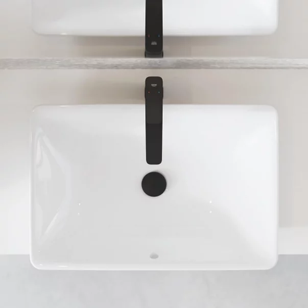 Baterie lavoar inalta Grohe Cubeo XL monocomanda negru mat picture - 4