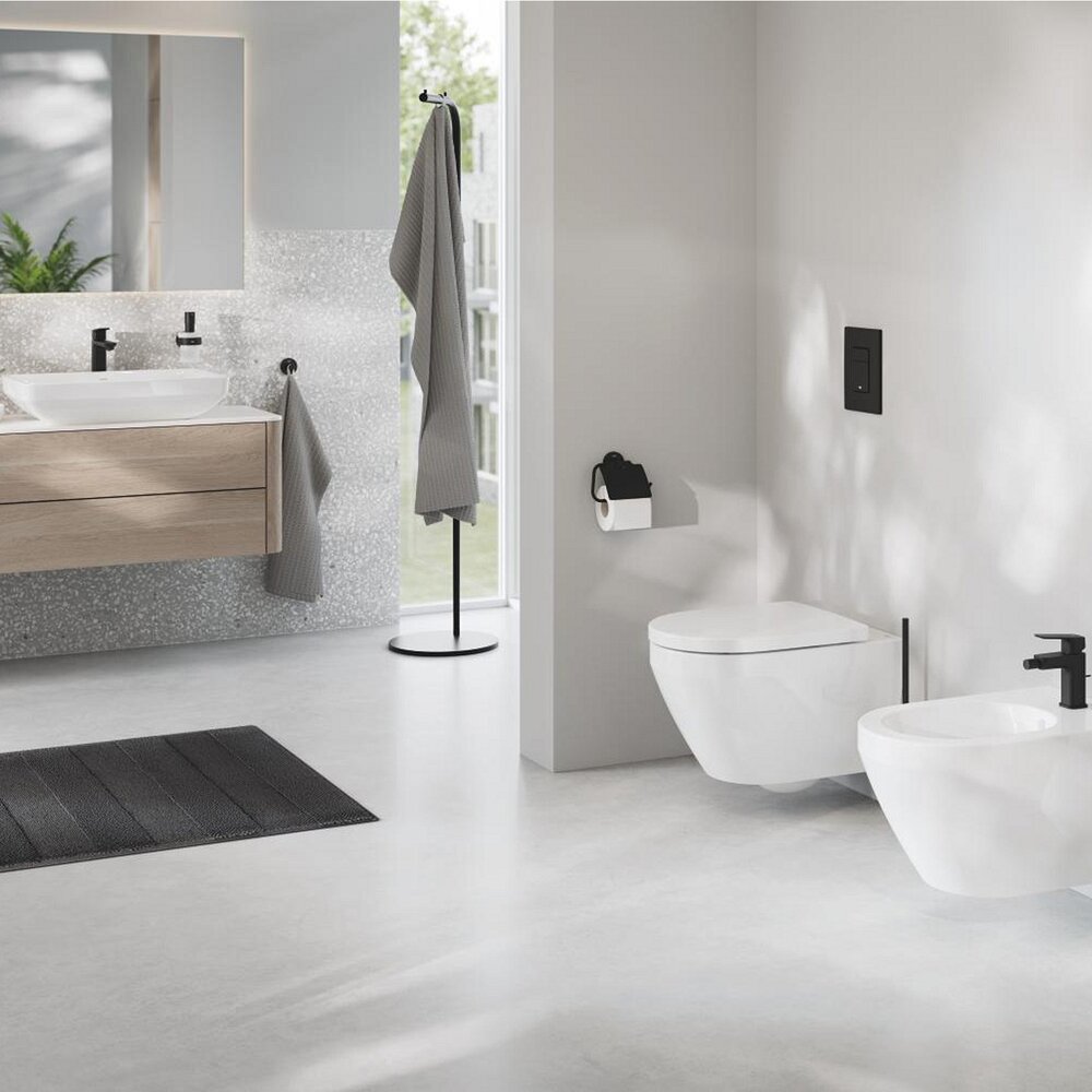 Baterie lavoar inalta Grohe Cubeo XL monocomanda negru mat