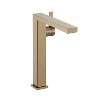 Baterie lavoar inalta Hansgrohe Tecturis E EcoSmart+ 240 Fine CoolStart finisaj bronz periat