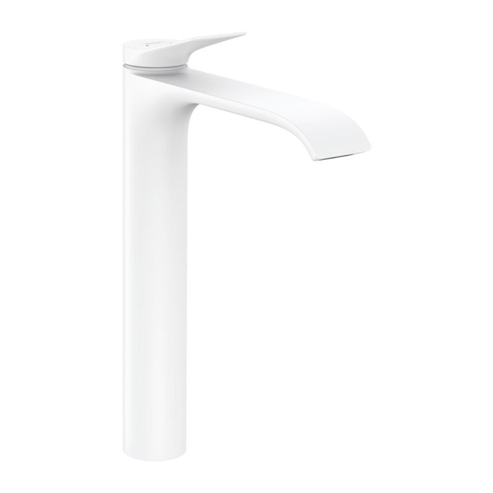 Baterie lavoar inalta Hansgrohe Vivenis 250 cu ventil Pop-Up alb mat