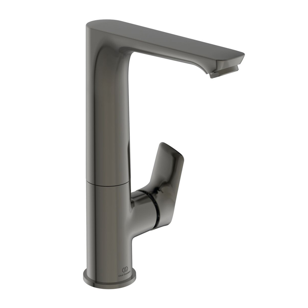 Baterie lavoar inalta Ideal Standard Connect Air gri Magnetic Grey cu pipa rotativa
