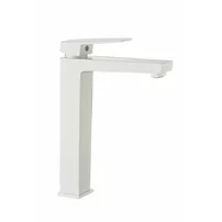 Baterie lavoar inalta Inter Ceramic Elinor monocomanda alb mat