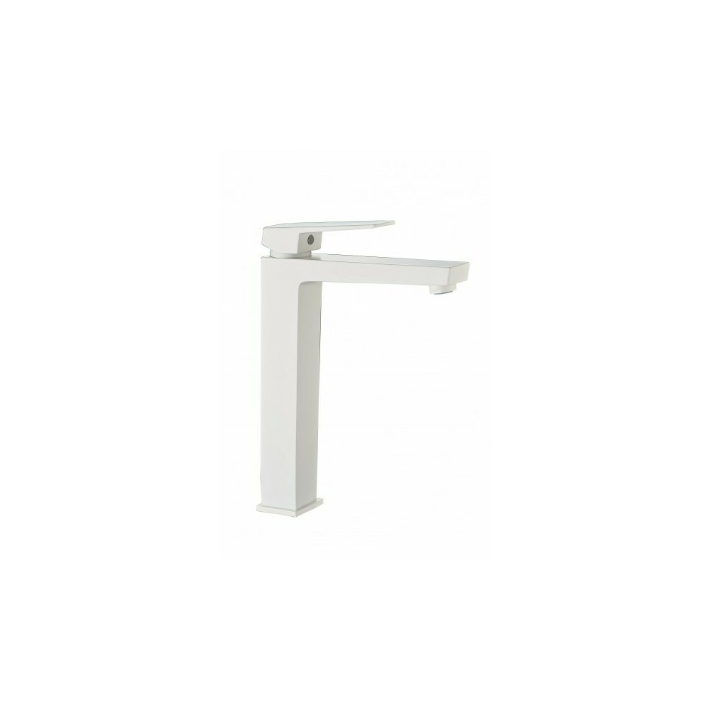 Baterie lavoar inalta Inter Ceramic Elinor monocomanda alb mat