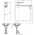 Baterie lavoar inalta Inter Ceramic Hana monocomanda crom-alb mat picture - 2