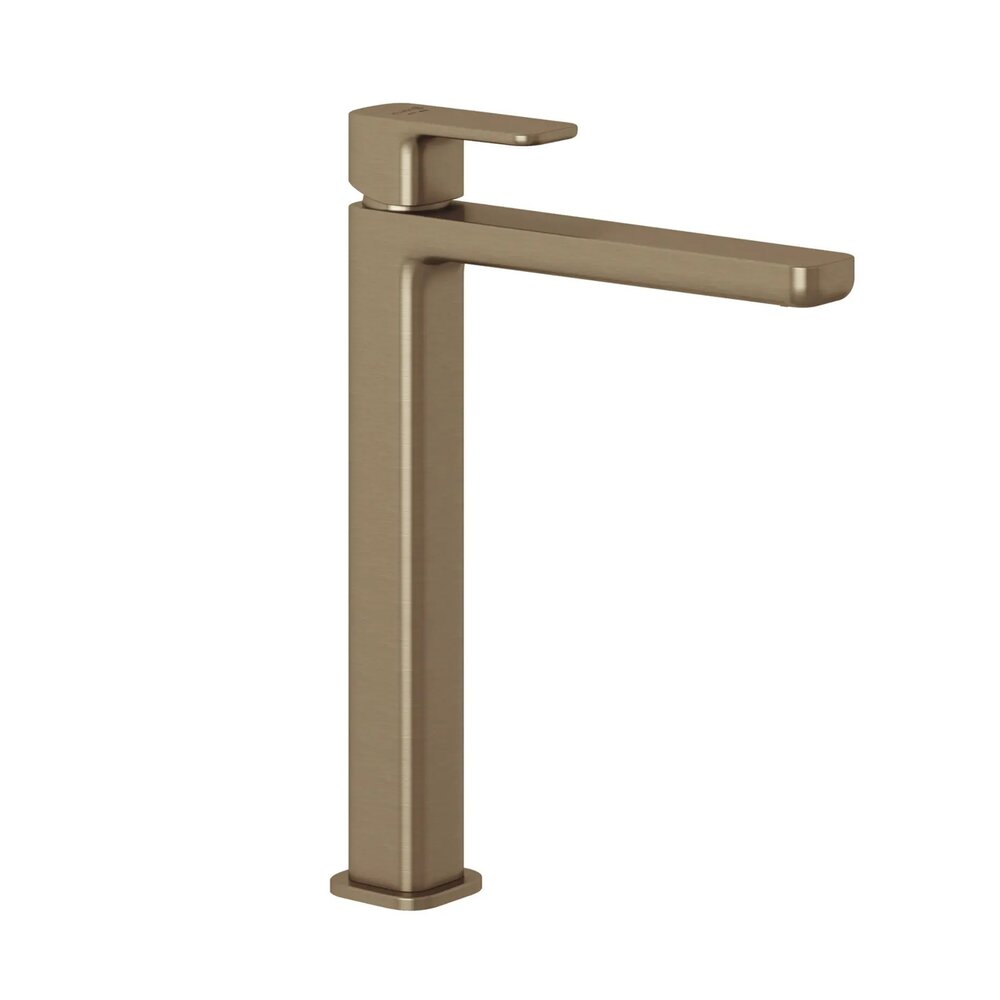 Baterie lavoar inalta Kludi Renon monocomanda finisaj bronz periat