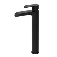 Baterie lavoar inalta Rubineta Ultra monocomanda finisaj negru mat